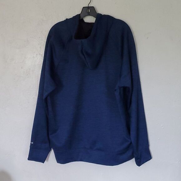 Spyder Hoodie in Navy Blue with Sleeve Pocket Size L - Picture 7 of 9